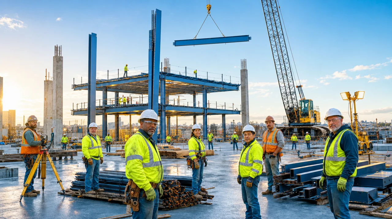 New Builds: AI-generated cinematic construction scene